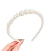 Diadema de Perlas Artificiales con Dientes de Estilo Nuevo para Uso Diario 2026, Elegante Accesorio para el Cabello Estilo Chanel, Pinza para el Cabello Versátil Estilo Coreano