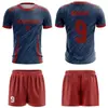 Camiseta deportiva de manga corta transpirable para adulto del juego de fútbol Mankai, uniforme de equipo para campus corporativo, impresión personalizada para empresas