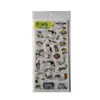 Spot Corea lindo gato blanco y negro álbum de fotos pegatinas decorativas creativas transparentes PVC pegatinas álbum de fotos 6