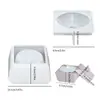 Molde de Silicona para Frasco de Almacenamiento Redondo Cuadrado con Forma de Diamante Maceta DIY para Flores Maceta para Velas Yeso Resina Pegamento Molienda