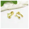 Accesorios para Joyería DIY Coreanos Simples Clip para Oreja Sin Perforación Latón Galvanizado Color que Perdura Accesorios para Pendientes