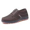Zapatos de tela de cuatro costillas suela de tendón zapatos de protección laboral slip-on zapatos de tela del viejo Pekín zapatos para caminar de mediana edad y ancianos venta directa de fábrica