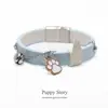 Pulseira Ajustável com Flor de Glicínia Vintage, Relógio Estilo Retrô de Luxo Leve, Relógio de Pulso Simples para o Dia a Dia