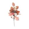 Hongyu Estacas de folha de bordo de ação de graças transfronteiriças Decoração de abóbora de outono Halloween Artificial Maple Leaf Bundle