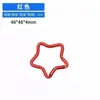 Estrella de Cinco Puntas Accesorios de Color Hebilla de Resorte Llavero de Aleación de Aluminio Hebilla Decorativa para Ropa Gancho Rápido Fabricante Venta al por Mayor En Stock