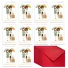 Set de Envelopes para Tarjetas de Agradecimiento de Cumpleaños de Nuevo Tamaño Grande 1 Transfronterizo para Enviar a Hermanas y Mejores Amigas Tarjetas de Regalo que Calientan el Corazón