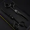 Tijeras de peluquería Wahl de 6.0 pulgadas, mango negro electrochapado con muescas, tijeras para cortar el pelo, tijeras para flequillo, tijeras entresacadoras