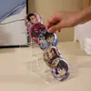 Suporte de Exibição Transparente Personalizado para Carteiras, Suporte de Exibição de Alta Qualidade, Suporte de Exibição Acrílico em Camadas, Armário de Exibição Multicamadas