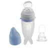 Biberón de silicona para bebé con dispensador de papilla, alimentación para bebé con frutas y verduras, musical, multifunción
