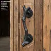 Timbre de Puerta de Hierro Forjado Vintage Estilo Campo Americano Campana de Hierro Fundido Carrillón de Viento Manual Puerta Principal Café Hogar Decoración de Balcón