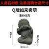 Arenito verde pequena estátua de Buda estilo chinês exibição de mesa jardim ornamental tanque de peixes paisagem boutique presente monge chá decoração de animais de estimação