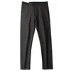 Pantalones Nuevos de Hombre Otoño e Invierno 2024 Cálidos de Algodón Derretido Gruesos Versátiles Sin Planchar para Hombres de Mediana Edad Rectos Holgados Casual de Negocios