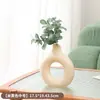 Jarrón Anti-Cerámica Contenedor de Flores Secas Estilo Versátil Jarrón Multicolor Opcional Sala de Estar Mesa de Comedor Adornos Decorativos de Flores Secas