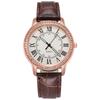 Relógio feminino Wish novo relógio feminino simples incrustado de diamantes luminosos vintage relógio feminino cinto relógio de quartzo fabricantes