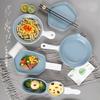 Estilo Escandinavo Lujo Accesible Europeo Juego de Vajilla Plato de Plástico Plato tipo Porcelana Plato de Plato Resistente a Caídas Plato para Restaurante Hotel Ins Plato