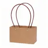 Bolsa para ramo de macarrón del Día de la Madre, bolsa de embalaje para flores al por mayor, bolsa impermeable para embalaje de ramos, caja cesta para flores de arte floral