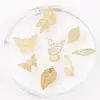 Piezas Metálicas Huecas de Cobre Mariposa Libélula Accesorios para Joyería DIY Piezas de Flor Peineta de Vestido Antiguo Tocado Accesorios para Joyería DIY Accesorios para el Cabello
