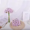 Fabricante de Buquês de Flores Artificiais de Rosa Chá com 27 Cabeças, Buquês de Flores Artificiais de Rosa Peônia Chá, Flores Artificiais de Peônia Estilo Ins, Buquês de Flores para Atacado
