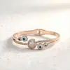 Pulsera de Acero de Titanio Dorada de Alta Calidad para Mujer con Diamantes, Popular Transfronteriza Europea y Americana, Color Duradero, Joyería de Regalo de Moda y Versátil