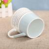 Taza de Cerámica Creativa Transfronteriza con Logo Impreso de Gran Capacidad de Boca Ancha para Leche, Café, Agua, Taza de Cerámica Personalización