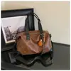 Bolsa tote grande de viaje de negocios vintage para mujer, al por mayor, personalizada, de hombro y cruzada