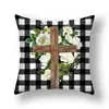 Venta Caliente de Pascua Funda de Almohada de Conejo Nórdico Oficina Sofá Funda de Cojín de Lino Transfronterizo Decoración del Hogar Modelo Nuevo