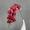 Nueva decoración del hogar de orquídea mariposa 3D9, adornos para sala de estar, decoraciones de flores artificiales, adecuado para bodas, hoteles y escenarios