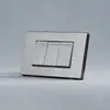Interruptor de Tres Posiciones Serie 118K Sudamérica Panel de Acero Inoxidable 10A 250V Control Simple de Tres Vías Control Doble Interruptor de Pared