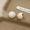 Brincos de gota de óleo branco retrô franceses moda nicho personalidade brincos de luxo alta qualidade joias de ouvido simples atacado