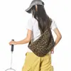 Bolsa de Peito Camuflada Nova Tendência Transfronteiriça para Homens e Mulheres, Bolsa Transversal de Grande Capacidade para Viagem ao Ar Livre, Bolsa de Ombro Esportiva para Jovens