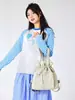 Nova Mochila Bolsa Nuvem Cordão Multifuncional Bolsa Tote de Ombro Leve Grande Capacidade Bolsa de Lona para Viagem para Mulheres