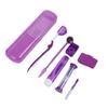 Kit de cuidados ortodônticos conjunto de oito escova de dentes ortodôntica para cuidados de limpeza bucal cera protetora