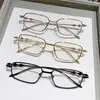 Armazones de Lentes de Moda Antiluz Azul Metálicos de Cambio de Color Estilo Estudiante de Moda para Mujeres y Hombres con Armazones Cuadrados Pequeños