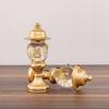 Nova Lâmpada de Buda LED Latão Sutra do Coração Lótus de Cristal Buda Diante de Guanyin Deus da Riqueza Guan Gong Duas Cores Lâmpada Elétrica de Buda