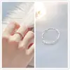 Anillo de Plata para Mujer Sentido del Diseño Nicho Simple ins Moderno 2022 Celebridad de Internet de Moda Personalizado Ajustable Anillo para Dedo Índice
