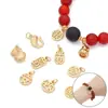 Color Cobre Dorado K Calabaza Koi Conservación del Color Doble Felicidad Paz Colgante Electrochapado DIY Pulsera Hecha a Mano Collar Accesorio
