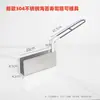 Molde para Taco Nori Sushi Taco Suporte para Rolo de Tortilla Mexicana Cesta Modeladora de Fritura em Aço Inoxidável de Fundo Plano em Forma de U com 6 Grades