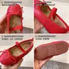 Sapatos Infantis Coloridos de Primavera Koji para Travessia de Fronteira, Sapatos de Couro para Crianças Pequenas, Sapatos de Princesa para Meninas, Sapatilhas de Bebê de Boca Rasa