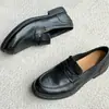 Qualidade Premium! Sapatos Casuais de Couro Masculinos Italianos de Primeira Linha, Mocassins Derby Feitos à Mão com Lavagem Vintage