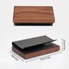 Clip de Fragancia para Coche con Visera de Madera Maciza Transfronteriza, Difusor de Aroma de Madera Natural, Difusor de Perfume Oculto, Decoración Interior de Coche