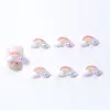 Sanrio Arcoíris Dibujos Animados Accesorios para Uñas Diamante de Resina Estéreo Lindo Accesorios para Uñas Portátiles Uñas DIY Accesorios Pequeños