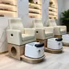 Cadeira para Pedicure e Manicure Cadeira de Spa para Massagem e Reparo de Unhas Sofá Dedicado para Manicure Lavagem de Pés Terapia para os Pés Móveis de Saúde