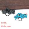 W60455 Estilo Antiguo de Cobre DIY Color Dinastía Qing Tardía Pasador Hecho a Mano Corona de Pelo Broche de Flor Accesorios de Material 29*47mm