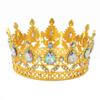 Corona original de aleación con diamantes de imitación para decoración de tartas de cumpleaños, accesorios para el cabello y la cabeza.