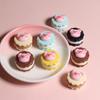 Pastel sándwich de cerdito de encaje comida juego joyería diy gel de crema pasador de pelo hebilla de zapato accesorio de resina decorativo lote