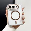 Adequado para iPhone DUO, esta capa dobrável magnética para celular oferece uma sensação premium e fornece proteção transparente e à prova de quedas para o Apple 18 DUO.