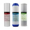 Filtro de agua universal de 10 pulgadas para la parte delantera, conjunto de núcleo de algodón PP de tres etapas con carbón activado, elemento filtrante frontal, elemento filtrante cerámico frontal