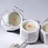 Vela Aromática de Yeso Tinta Sentido Avanzado Anís Taza de Yeso Vela Aromática de Osmanthus Fragancia para el Hogar Interior Venta al por Mayor