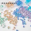Preciosos Cuentas de Arroz Importadas Cuentas de Cacahuete de Vidrio Rellenas con Núcleo Teñido en Núcleo Accesorios para Joyería Pulsera Hecha a Mano DIY Colgante