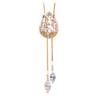 Outono e inverno Nova temporada Tulipa zircônia Diamante corrente de suéter Versão coreana de todas as combinações longo Moda colar Feminino Fábrica atacado